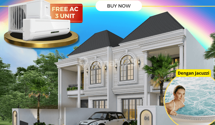 Rumah American Style Modern, Dekat Bandara Yia, Lokasi Premium 1