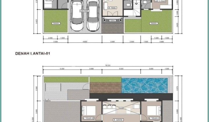 DIJUAL RUMAH MEWAH JOGJA DALAM CLUSTER EKSKLUSIF GAMPING SLEMAN 2