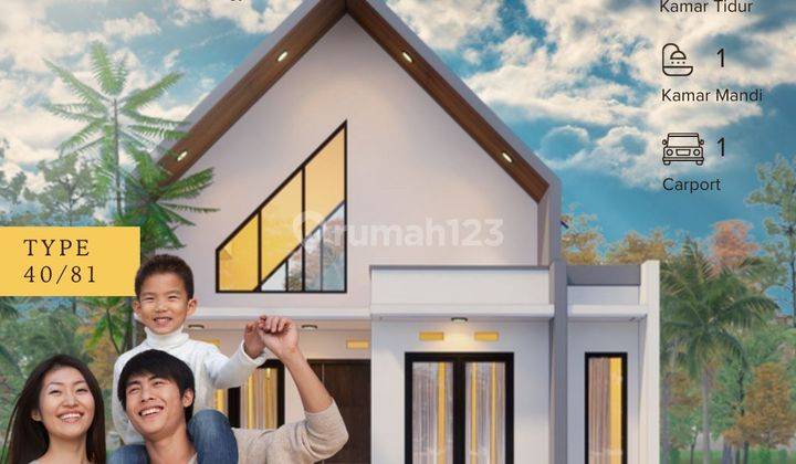 Jual Rumah Murah Siap Huni Bergaya Villa Di Joga 1