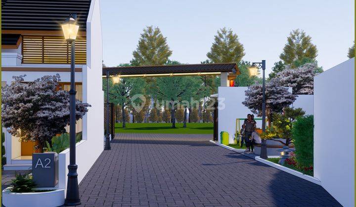 Rumah Murah Jogja 20 Menit ke Kota Dalam Cluster Desain Jepang 1