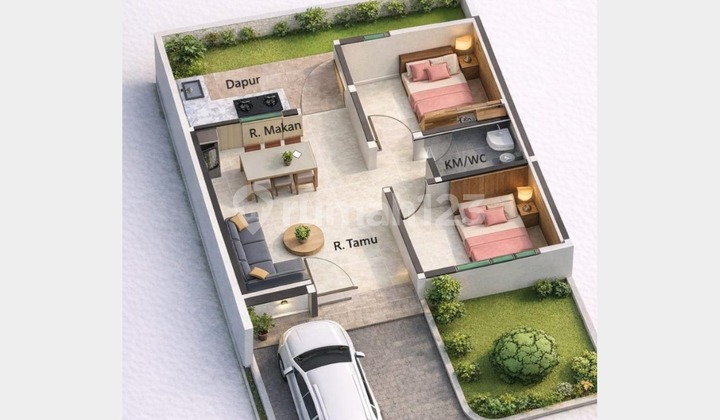 Rumah Semarang Bawen Dekat Gerbang Tol Konsep Resort SHM