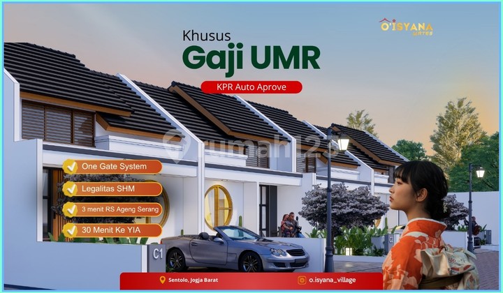Rumah Strategis Jogja Barat Kulon Progo Bonus motor NMAX 1