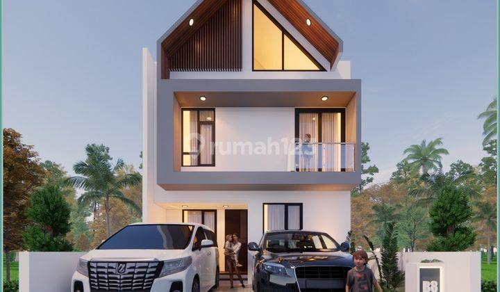 Jual Rumah 2 Lantai Minimalis Modern Siap Huni Barat UMY 2