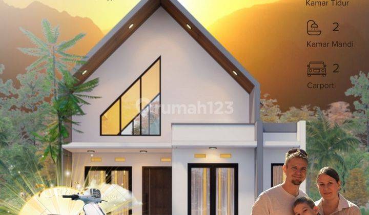 Jual Rumah Murah Desain Minimalis Modern dan Bergaya Villa 1