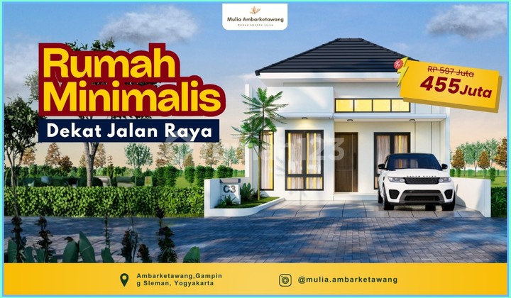 Jual Rumah Murah Jogja SHM dekat dengan Malioboro 1