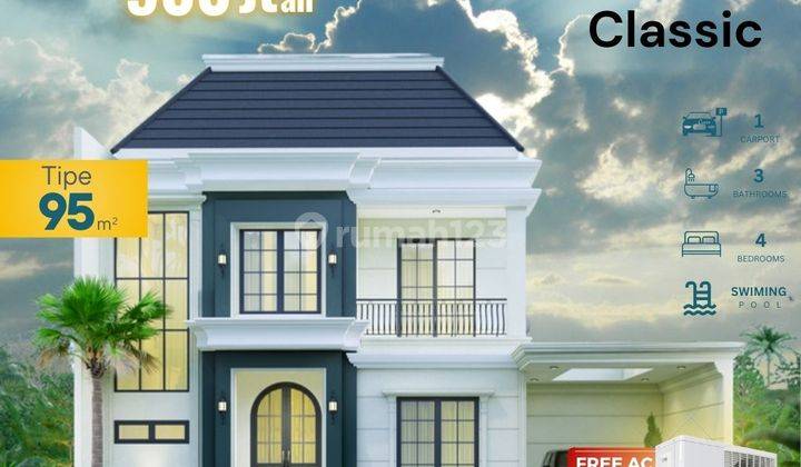 Jual Rumah 2 Lantai Dilengkapi Private Pool Di Jogja 1