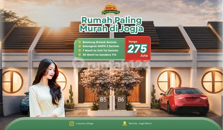 Affordable Housing in Sentolo Kulon Progo Starting from 275 Million Near Main Access to Jogja