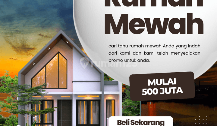 Rumah Modern 500 Jutaan, Dekat Waterpark Dan Rs Pku Muhammadiyah 1