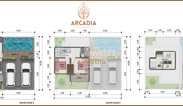 Rumah Mewah 3 Lantai Sleman Sebrang RS PKU Gamping – Ada Kolam Renang Pribadi! 2