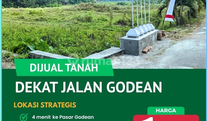 Jual Kavling Murah Sleman Dekat Tugu Jogja Godean Sertifikat SHM