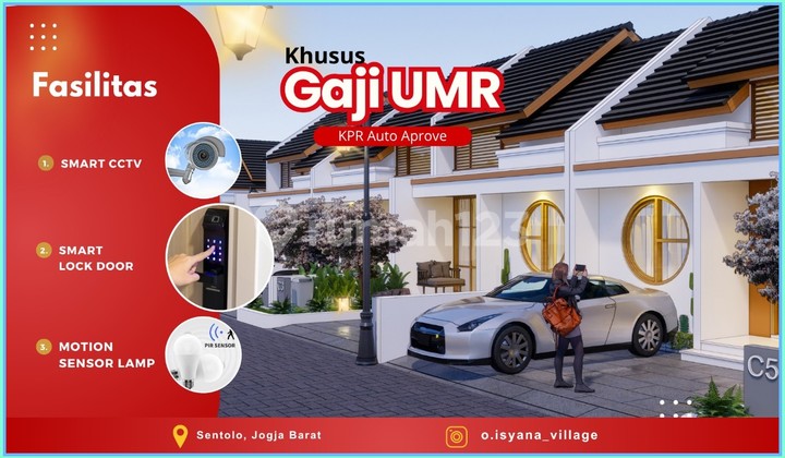 Rumah Murah Jogja 300 Jutaan Nuansa Jepang Dekat Brimob Sentolo 1