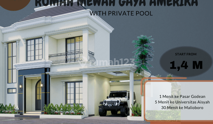 Rumah Mewah Lokasi Strategis Dekat Univ Aisyah 1