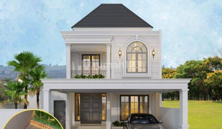 Jual Rumah Mewah 2 Lantai Bergaya Amerika Klasik Di Jogja 1