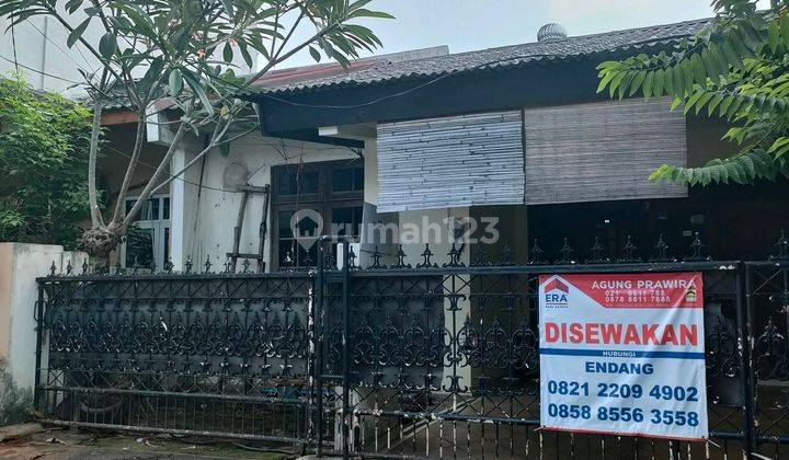 Sewa Rumah Murah, Komplek Ptb, Akses Jalan 3 Mobil , One Gate Deket Bkt, Aman Tidak Banjir. Nyaman 1