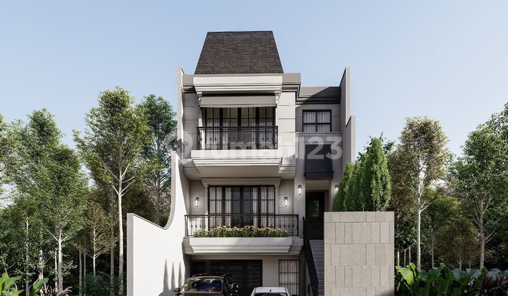 Dijual Rumah di Jl. Bangka, Kemang Brand New Town House American Classic Style Design 2