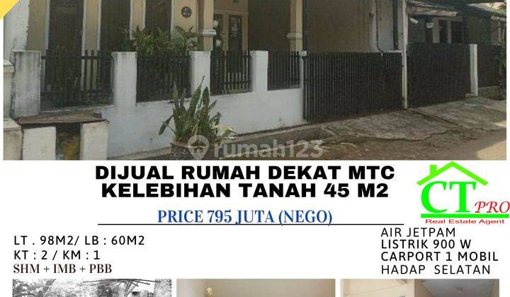 Rumah Dijual di Komplek Margahayu Raya Buahbatu Bandung Timur 1