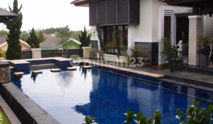 Dijual Rumah 3 Lantai Sudah Marmer Ada Kolam Renang di Bintaro