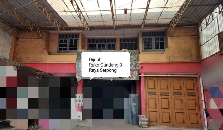 RUKO GANDENG 3 UNIT DIJUAL DI RAYA SERPONG 2