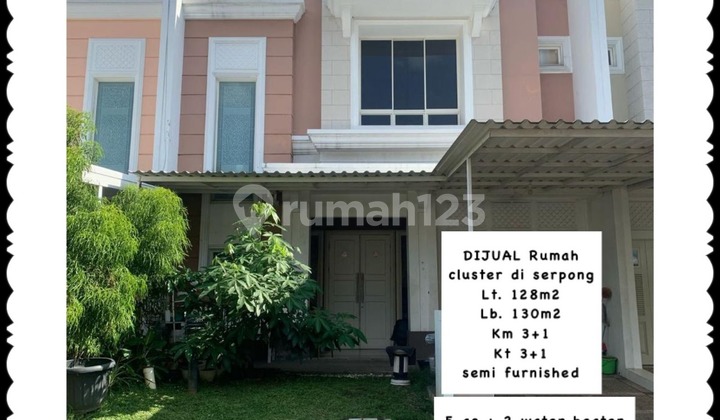 Dijual Rumah Siap Huni Lokasi Strategis Dekat Summarecon Mall Serpong Cluster Flaminggo