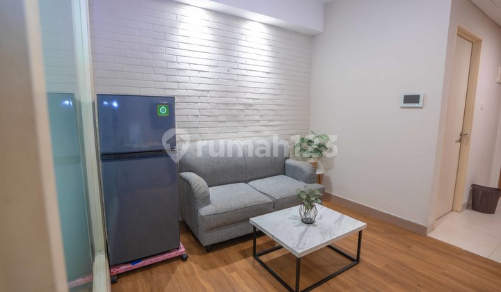 For Rent Scandinavian Apartment 1Br Fully Furnished Near Shopping Center in Tangerang