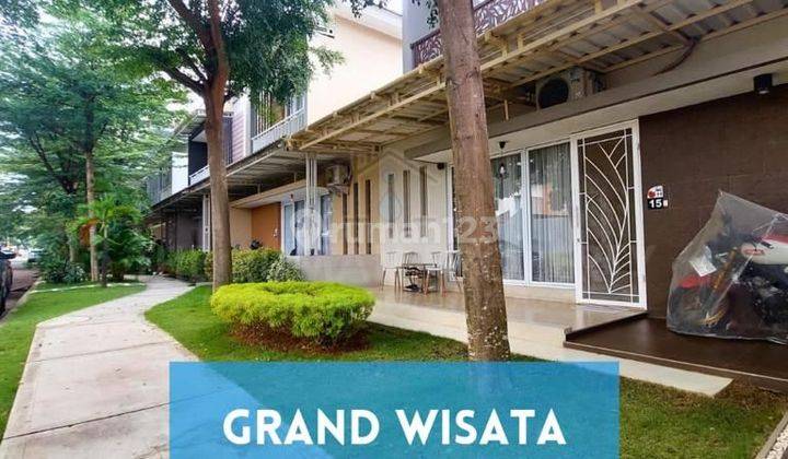 Di jual rumah cantik dua muka siap huni di Grand Wisata  2