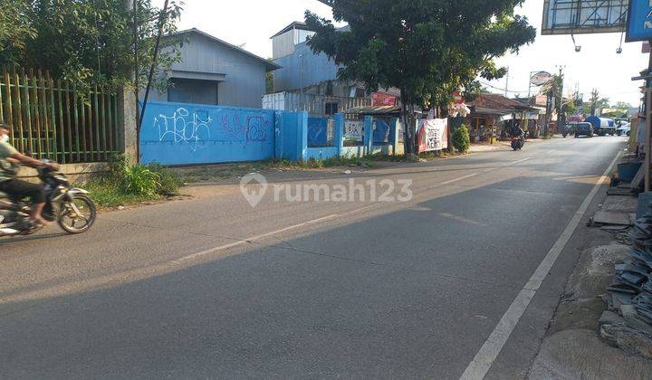 Di jual Tanah strategis di pinggir jalan raya Setu Bantar gebang 1