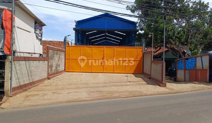 Di Jual Gudang & Workshop Di Jalan Raya Setu Akses Tol Burangkeng 1