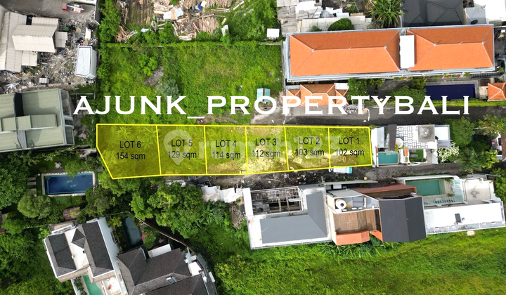 6 Plot Kavling Luasan Kecil, Hanya 800 Mtr ke Pantai Berawa 6 Plot Kavling Luasan Kecil, Hanya 800 Mtr ke Pantai Berawa