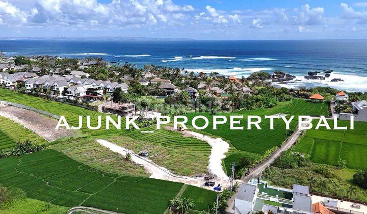 Rare, Land Plot with Sea & Rice Field View, at Cemagi Beach 2