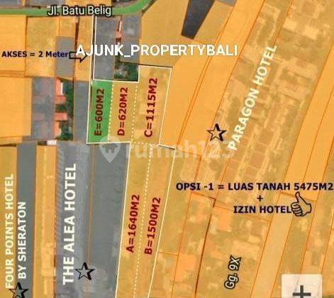 Premium Land on Main Street, 700 Meters to Beach, Seminyak 2