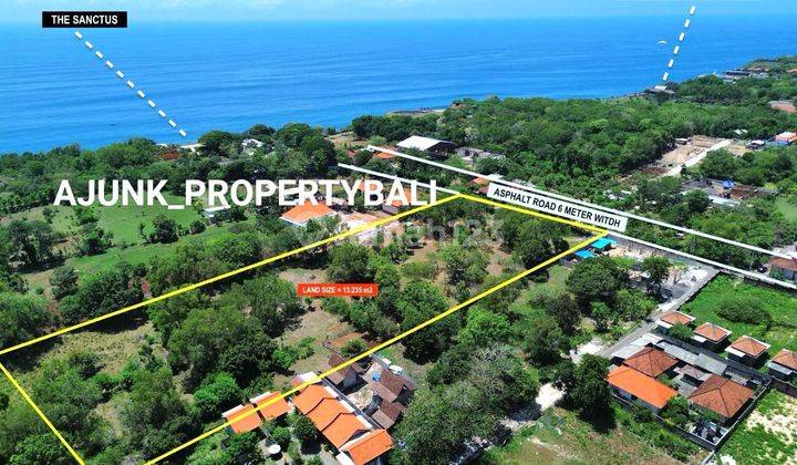 Land with sea views near cliffs & access to the beach, Pecatu 1