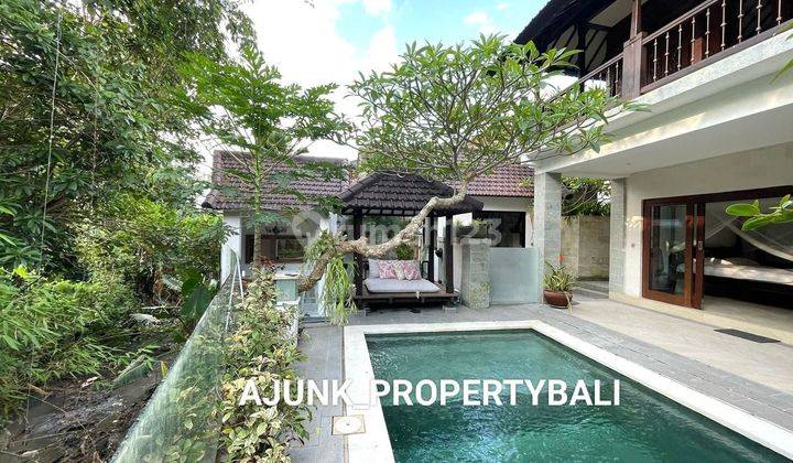 Vila Baru Renovasi Pinggir Sungai View Pohon Bambu,Padonan Canggu 1