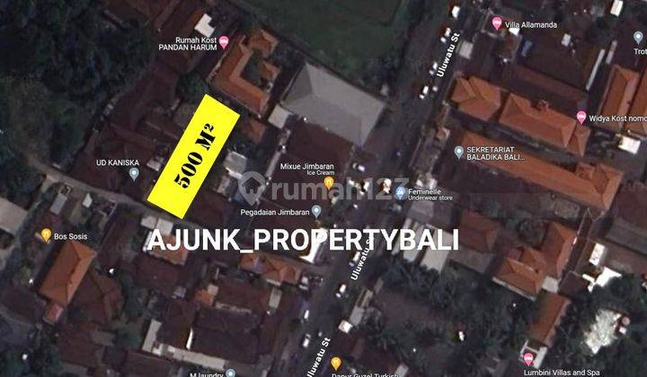 Tanah Langka Area Jimbaran Bawah Depan Lumbini Villas, Jimbaran 1