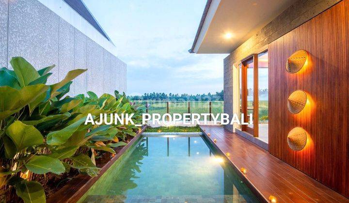 Modern Villa with Rice Field View, Close to Central Ubud, Lodtunduh Area 1