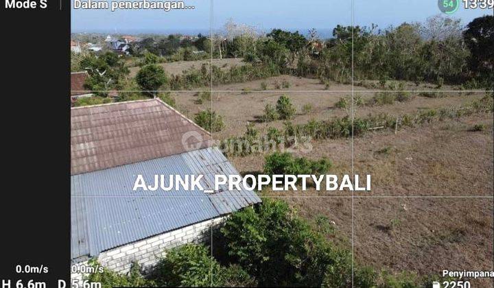 Tanah Strategis, Dibangun 2 Lantai Dpt Ocean View, Ungasan 2