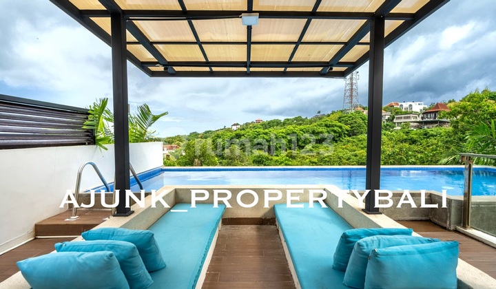 Modern Sea & Mountain View Villa, One Gate Security, Nusa Dua 2