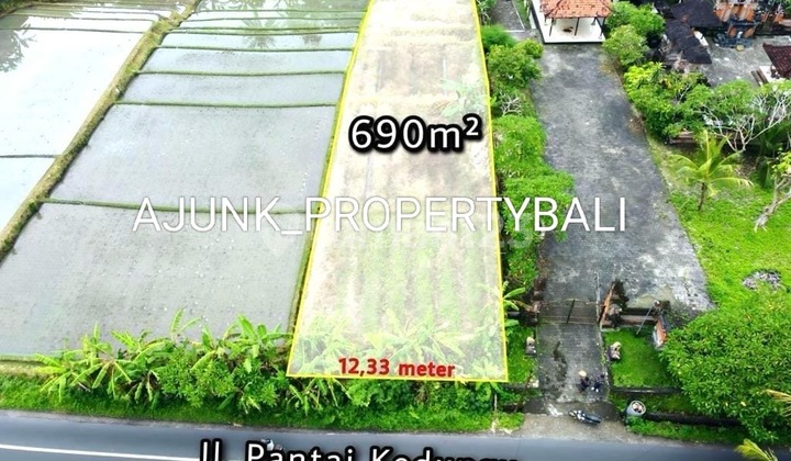 Tanah Strategis di Pinggir Jln Utama Pantai Kedungu - Tabanan Tanah Strategis di Pinggir Jln Utama Pantai Kedungu - Tabanan