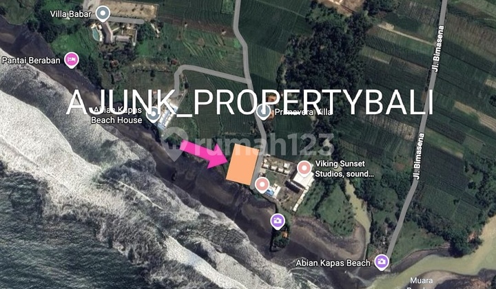 Rare Land at Los Pantai, Small Area, Pasut Beach - Kerambitan