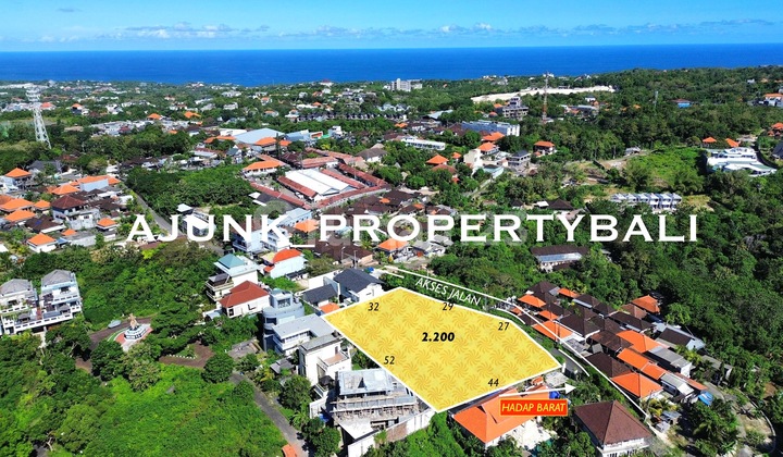 Tanah Dgn View Laut Unblock Dari Lantai Di Uluwatu - Pecatu