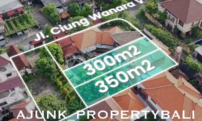 Tanah Kavling Strategis Lokasi Premium Jln Ciung Wanara, Renon