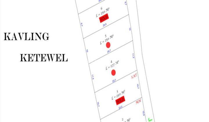 Profitable Investment Plot Land, 50 Meters Beach, Ketewel 2