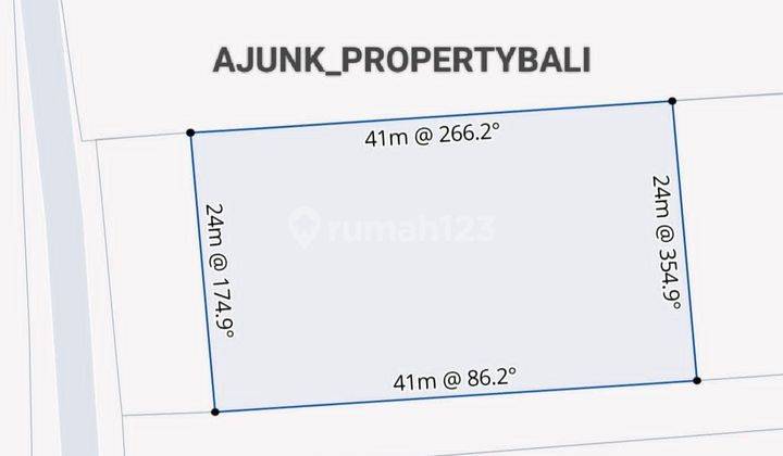 Tanah Unblock View Laut Jika Dibangun Lantai 2, Goa Gong, Ungasan 2