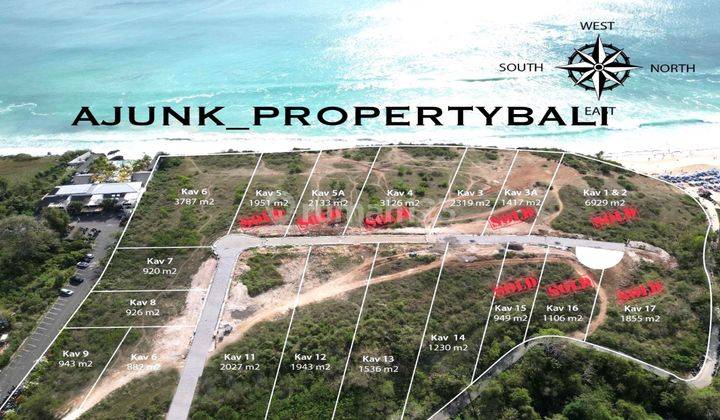 Land Kavling Tebing Pantai Dreamland, Location Pecatu area, M 1