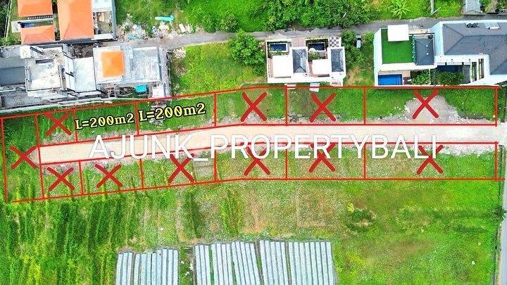 Tanah Kavling Premium, Sisa 2 Plot, 600 Mtr Ke Pantai Cemagi 1