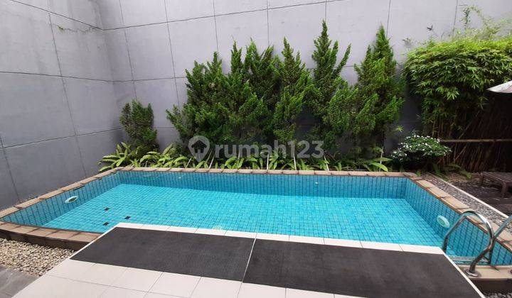 Disewakan rumah di maja, de park, bsd, furnish, ada pool 1