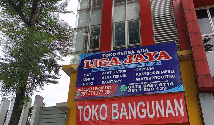 Dijual Ruko Pinggir Jalan Boulevard, Gading Serpong, Ruko Hook