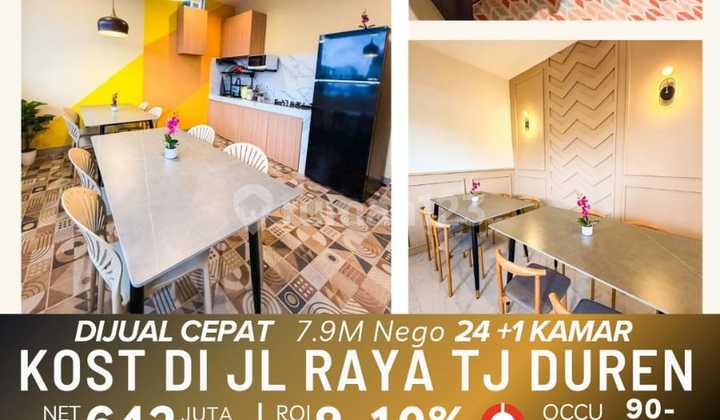 Dijual Kos Kosan Yg Sudah Terisi Penuh, Kostan di Tanjung Duren, Dekat Untar, Trisakti, Dekat Mall Taman Anggrek 2