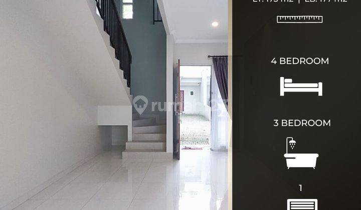 140jt Masih Nego Rumah Sewa 3 Kamar Dalam Komplek Bagus 2