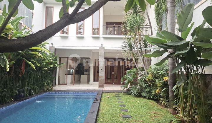 For Rent House With Garden And Swimming Pool Kemang South Jakarta