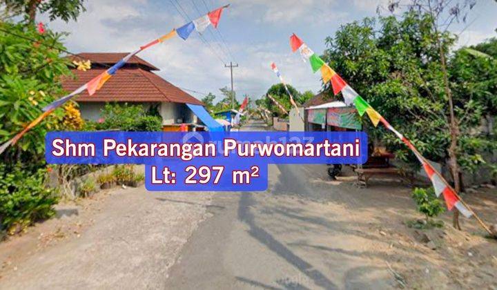 Tanah Purwomartani Sleman 300 Meteran Tepi Jalan 1